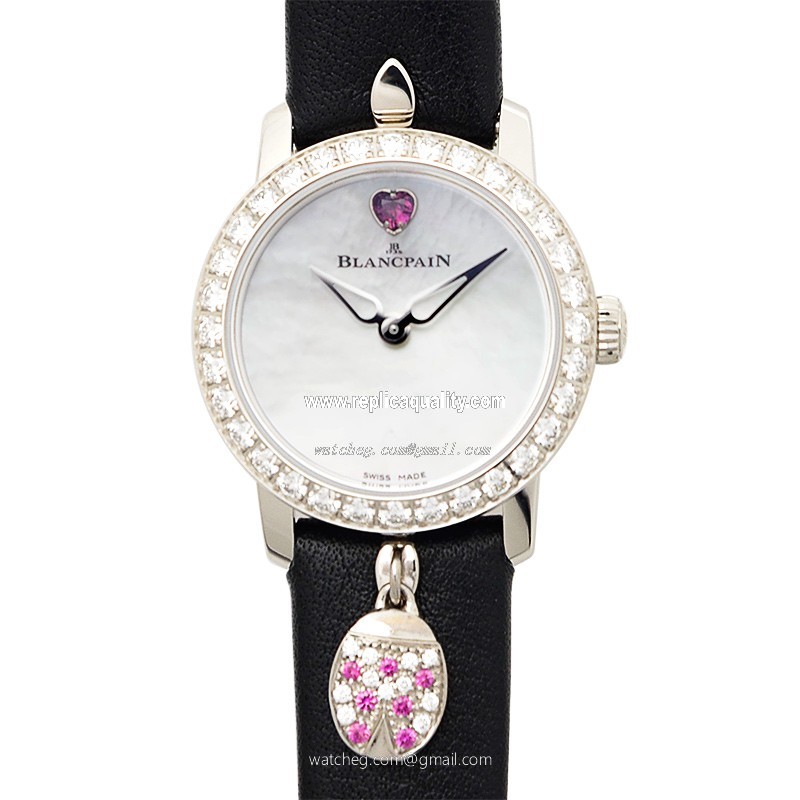 Blancpain LADYBIRD 0063D-1954-63A Automatic 18kt White Gold & Diamond Silver
