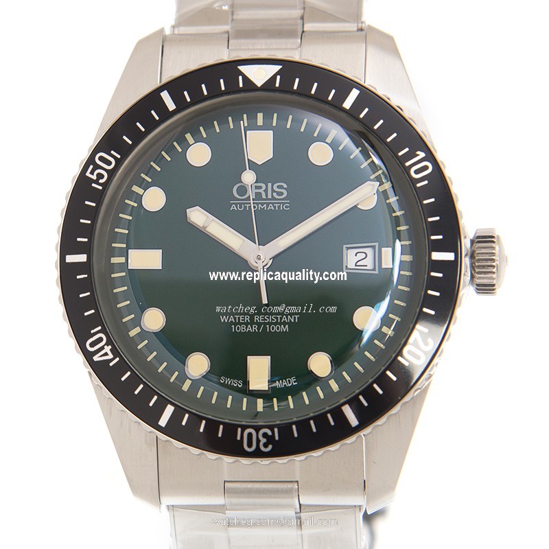 Oris DIVERS 01 733 7720 4057-07 8 21 18 Automatic Stainless Steel Green