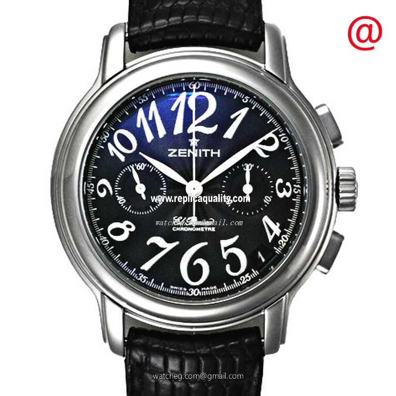 Zenith CHRONOMASTER 03.1230.4002/21.C509 Automatic Stainless Steel Black