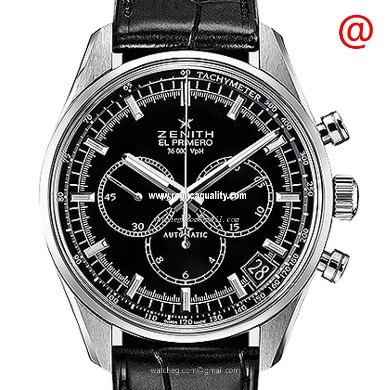 Zenith CHRONOMASTER 03.2080.400/21.C496 Automatic Stainless Steel Black