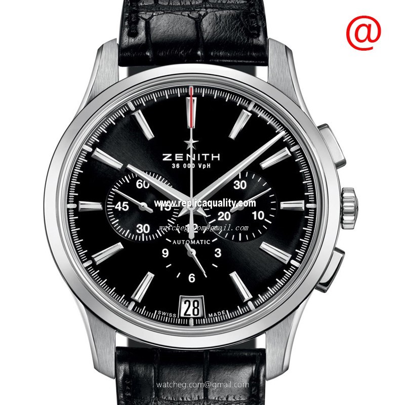 Zenith CAPTAIN 03.2110.400/22.C493 Automatic Stainless Steel Black