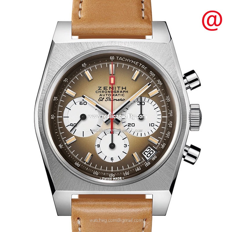 Zenith CHRONOMASTER 03.A384.400/385.C855 Automatic Stainless Steel Light Brown