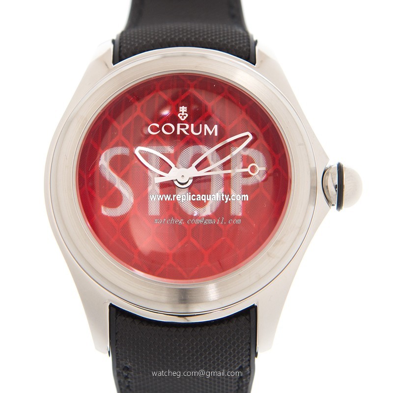 Corum BUBBLE 082.310.20/0601 ST01 Automatic Stainless Steel Red
