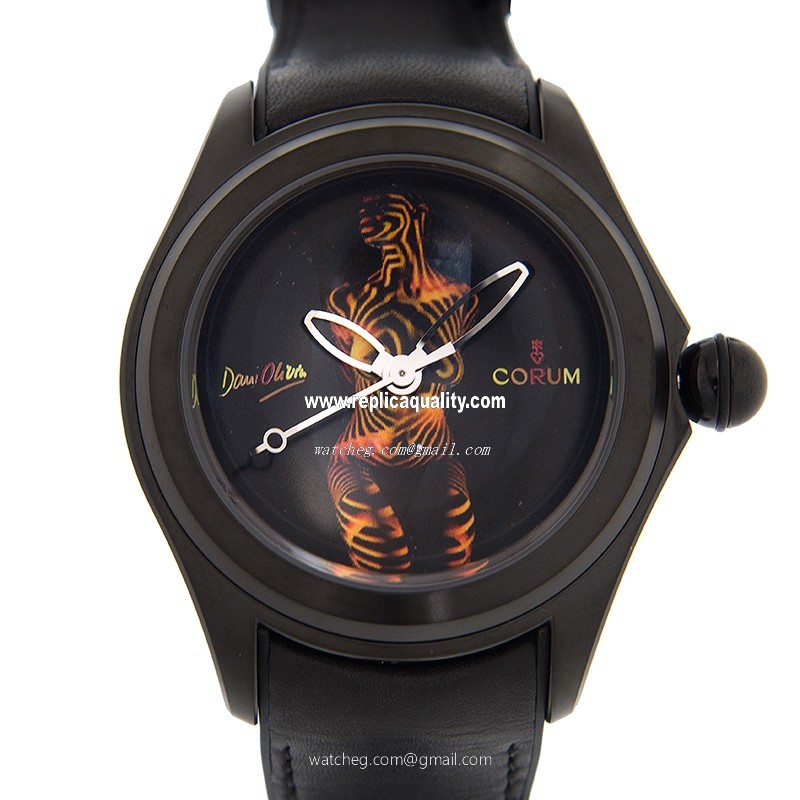 Corum BUBBLE 082.310.98/0061 DO01 Automatic Stainless Steel Black