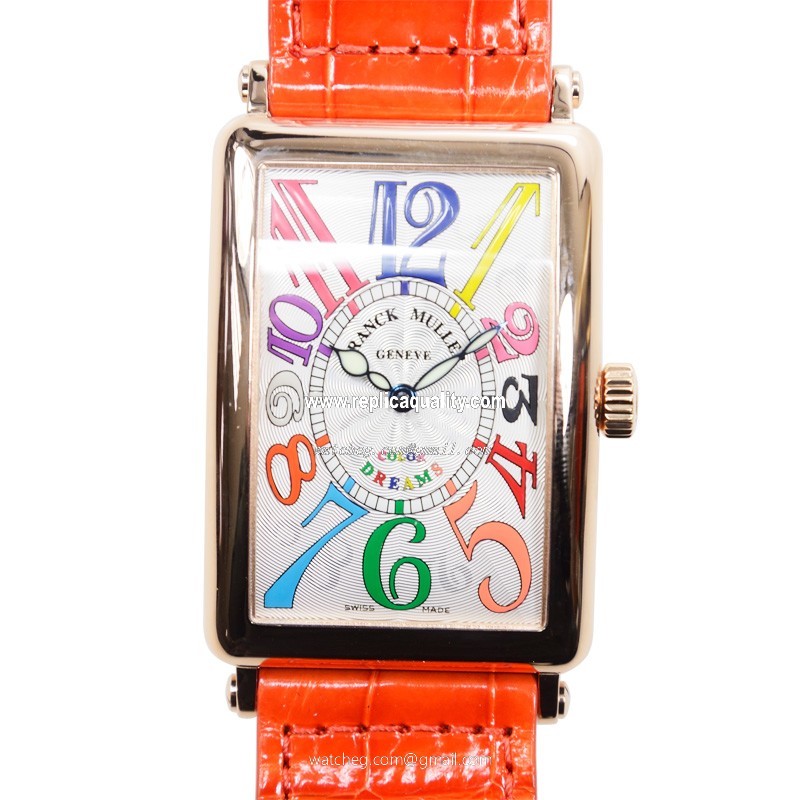 Franck Muller LONG ISLAND 1000 SC COL DR (5N) Automatic 18kt Rose Gold Silver