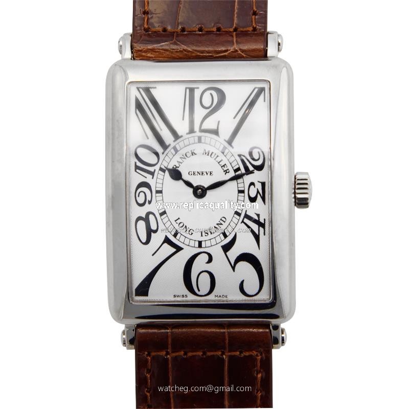 Franck Muller LONG ISLAND 1002 QZ (OG) Quartz 18kt White Gold Silver