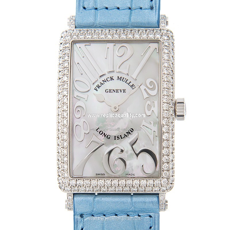 Franck Muller LONG ISLAND 1002 QZ REL MOP D (AC) Quartz Stainless Steel & Diamonds White