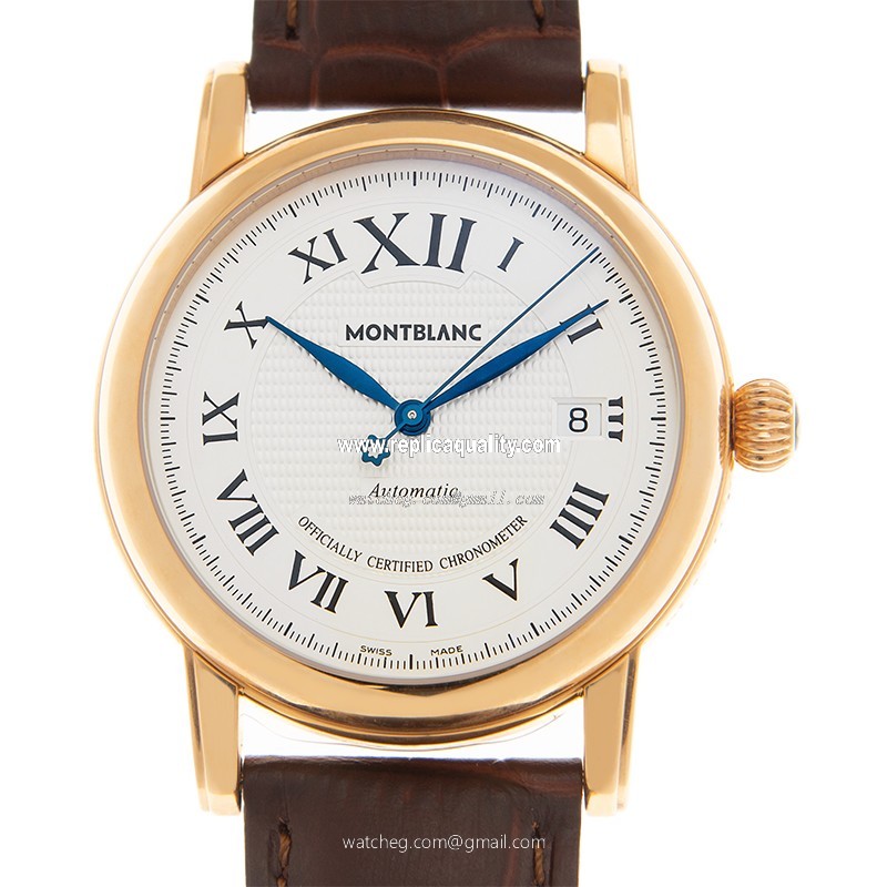 Mont Blanc STAR MONTBLANC 101640 Automatic 18kt Rose Gold White