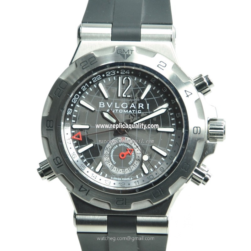 Bulgari DIAGONO 101647 Automatic Stainless Steel Dark grey