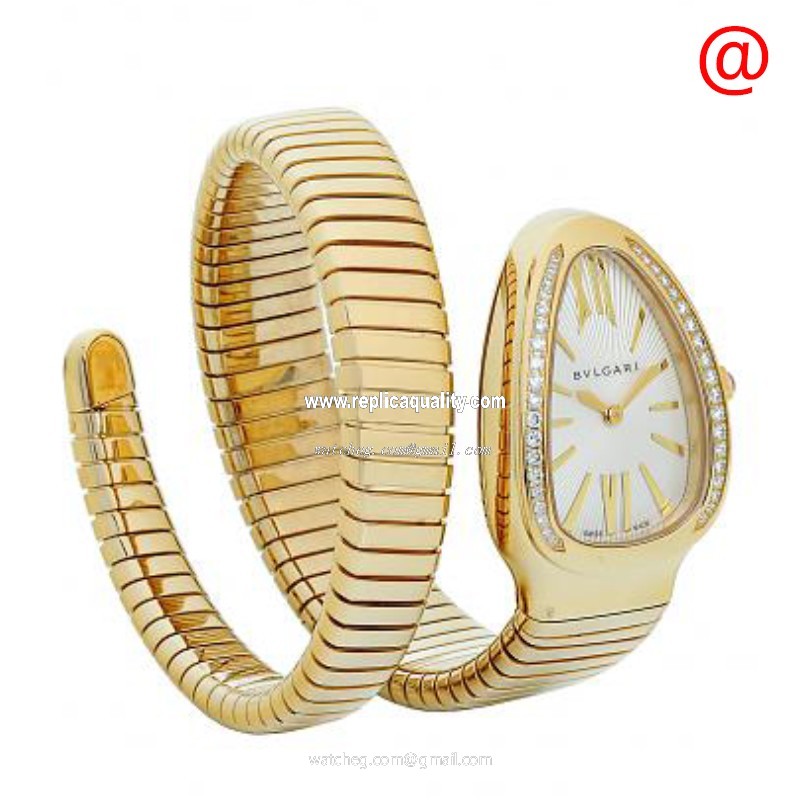 Bulgari SERPENTI SP35C6GDG.1T Quartz 18kt Gold & Diamond White
