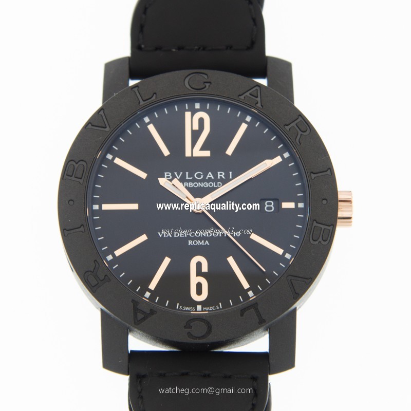 Bulgari BULGARI 102632 BBP40BCGLD/N Automatic Carbon Fiber Black