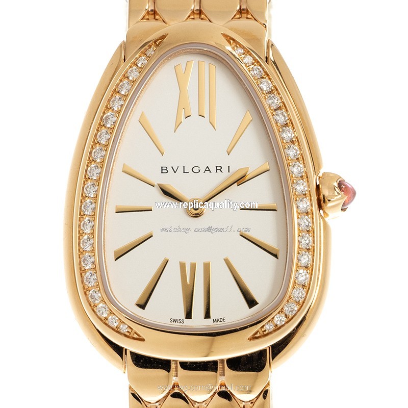 Bulgari SERPENTI SEDUTTORI 103146 Quartz 18kt Rose Gold & Diamonds Gold