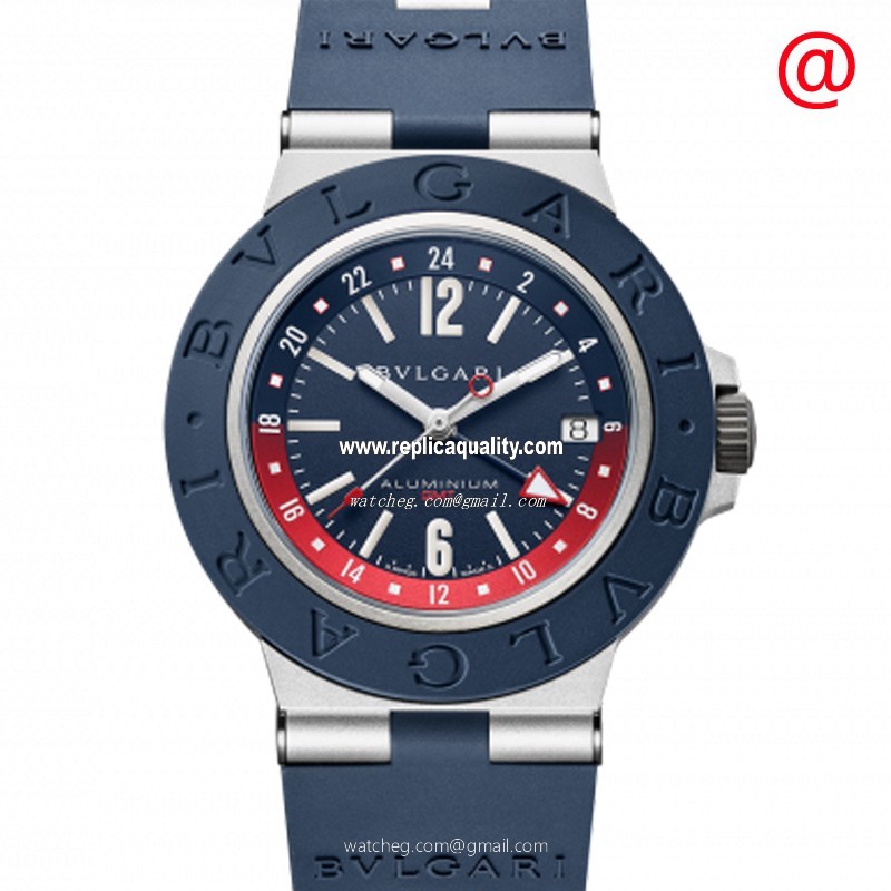 Bulgari ALUMINIUM 103554 Automatic Aluminum & Titanium Blue