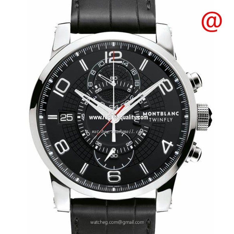 Mont Blanc TIMEWALKER 105077 Automatic Stainless Steel Black
