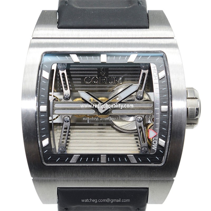 Corum BRIDGE 107.201.04-0F61 0000 Manual Wind Stainless Steel Gray