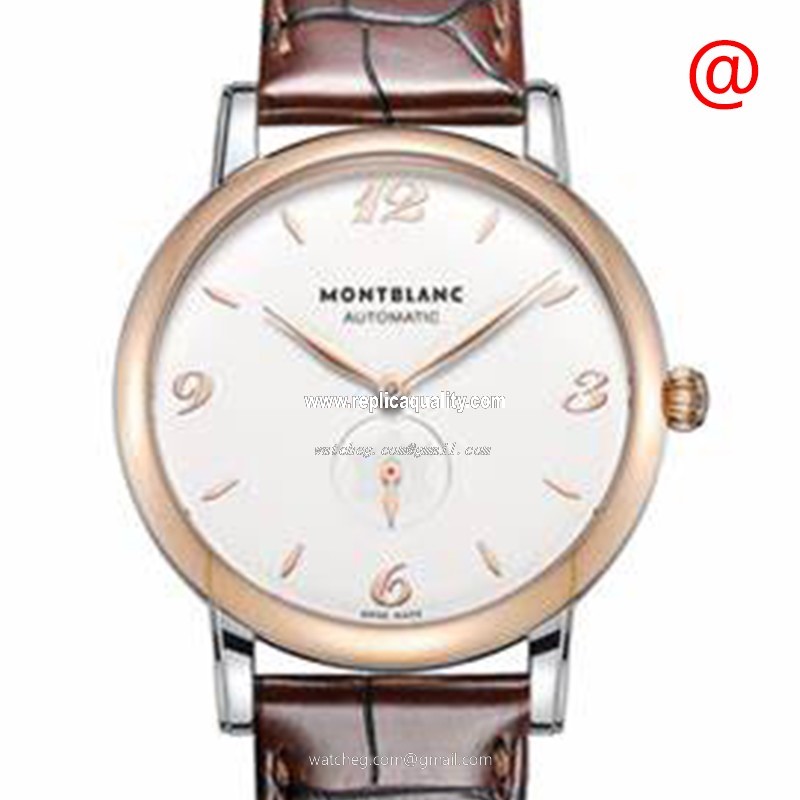 Mont Blanc STAR 107309 Automatic 18kt Rose Gold & Steel White