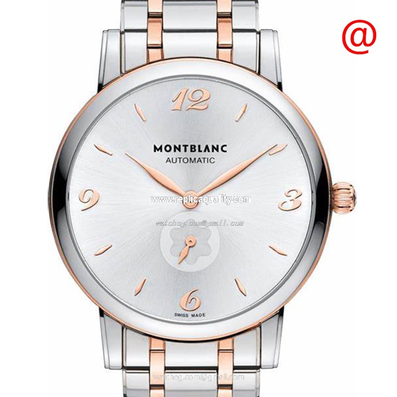 Mont Blanc STAR CLASSIQUE 107916 Automatic 18kt Rose Gold & Steel Silver