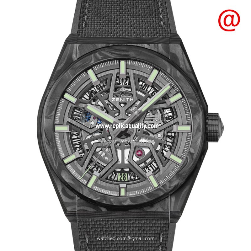 Zenith DEFY 10.9000.670/80.R795 Automatic Carbon Fiber Transparent