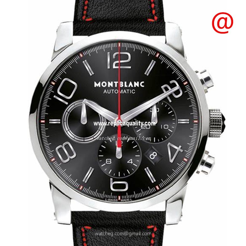 Mont Blanc TIMEWALKER 109345 Automatic Stainless Steel Black