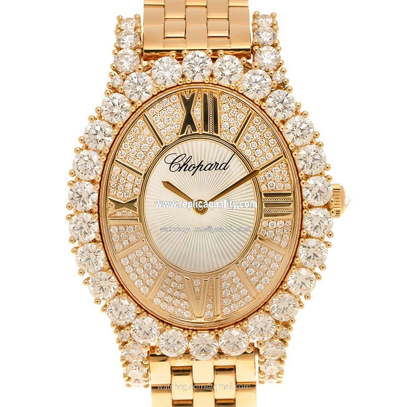 Chopard L HEURE DU DIAMANT 109383-5001 Quartz 18kt Rose Gold & Diamonds Gold