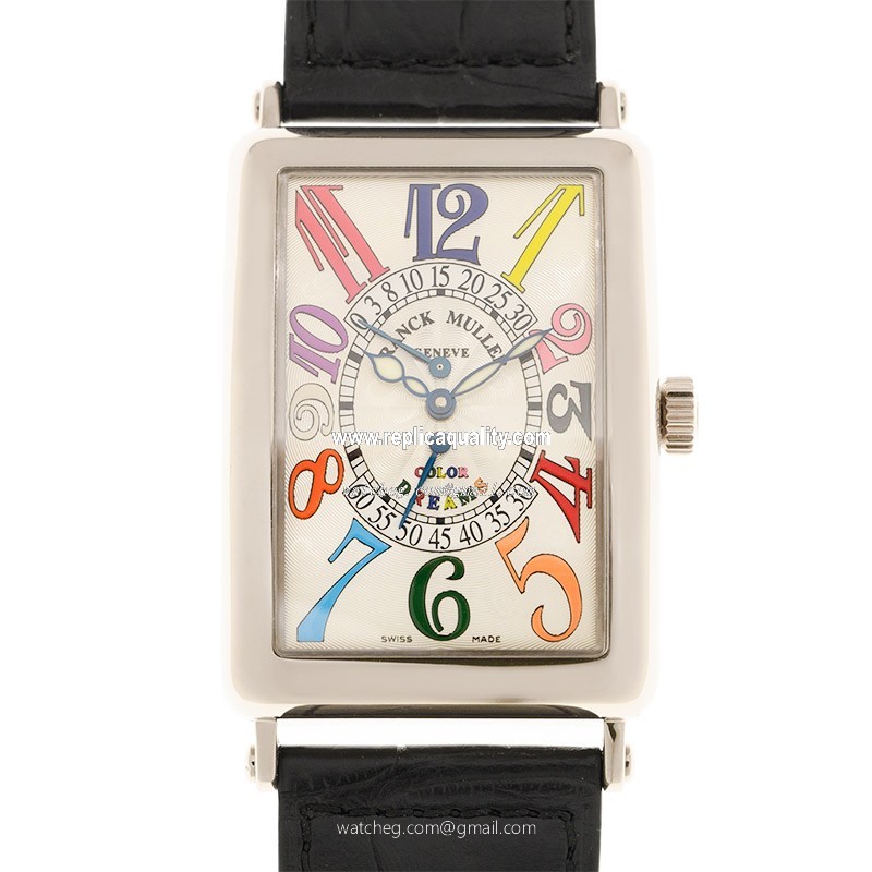 Franck Muller LONG ISLAND 1100 DS R COL D RM(OG) Automatic 18kt White Gold Silver