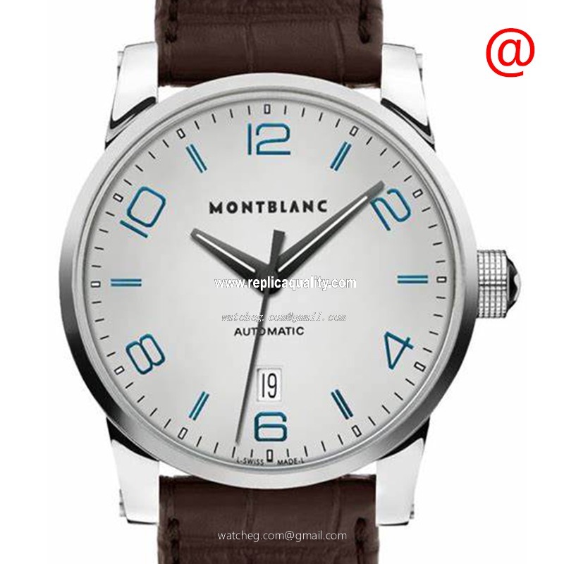 Mont Blanc TIMEWALKER 110338 Automatic Stainless Steel Silver