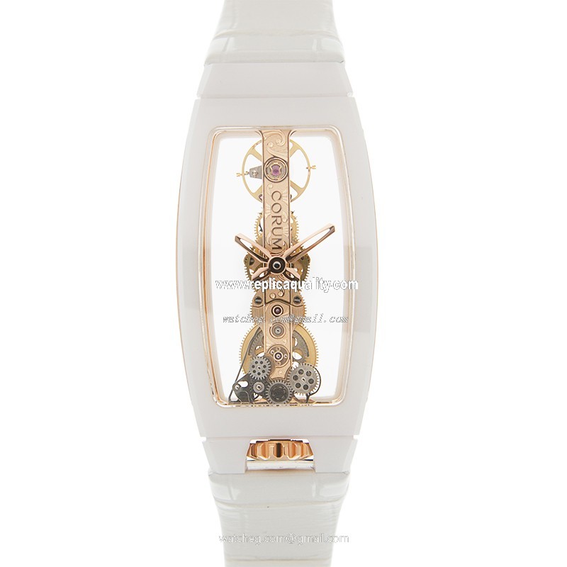 Corum BRIDGE 113.109.15/0009 0000 Automatic Ceramics Transparent Skull