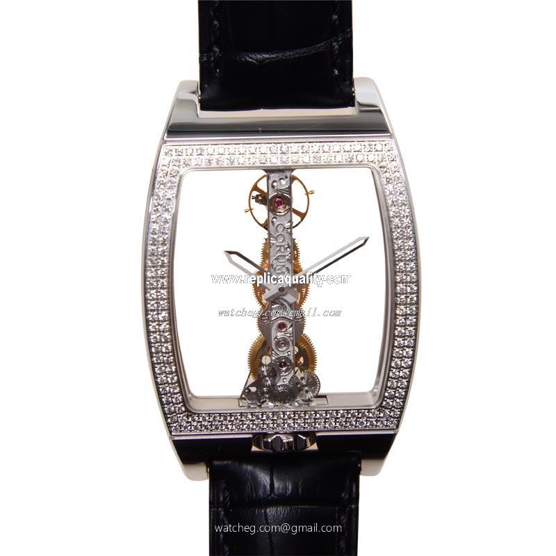 Corum BRIDGE 113.161.69-0001 0000 Manual Wind 18kt White Gold & Diamond