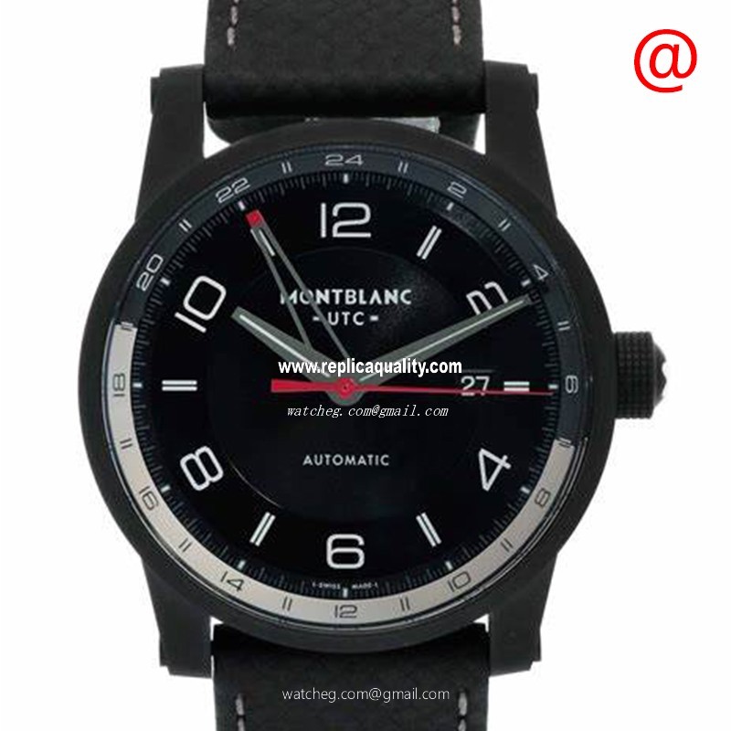 Mont Blanc TIMEWALKER 113876 Automatic Stainless Steel Black