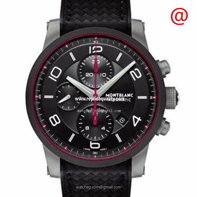 Mont Blanc TIMEWALKER 114881 Automatic Stainless Steel Black