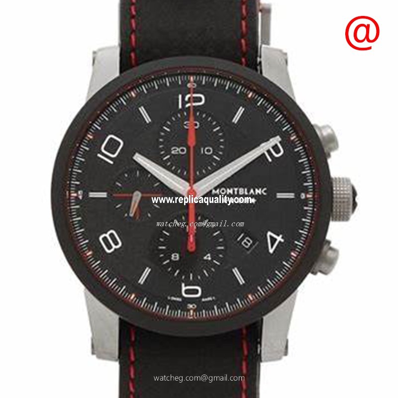 Mont Blanc TIMEWALKER 115359 Automatic Stainless Steel Black