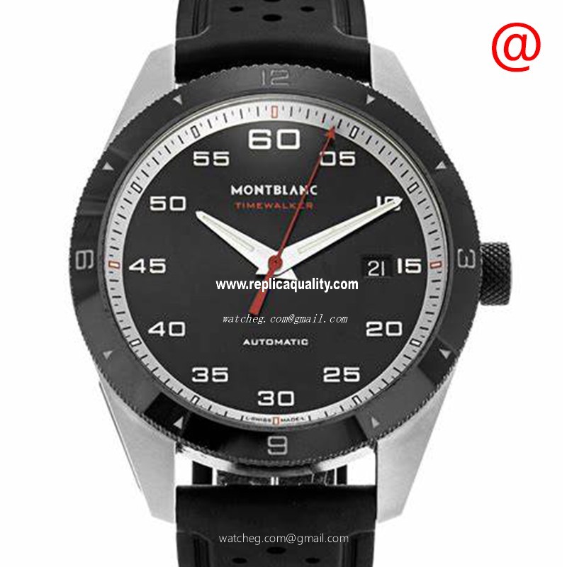 Mont Blanc TIMEWALKER 116059 Automatic Stainless Steel Black