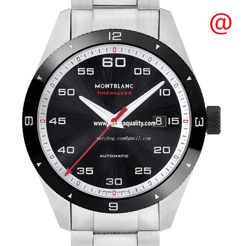 Mont Blanc TIMEWALKER 116060 Automatic Stainless Steel Black