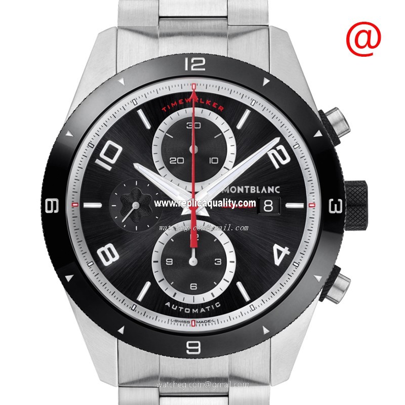 Mont Blanc TIMEWALKER 116097 Automatic Stainless Steel Black