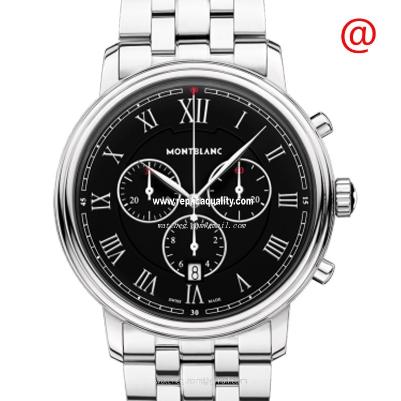 Mont Blanc TRADITION MONTBLANC 117048 Quartz Stainless Steel Black