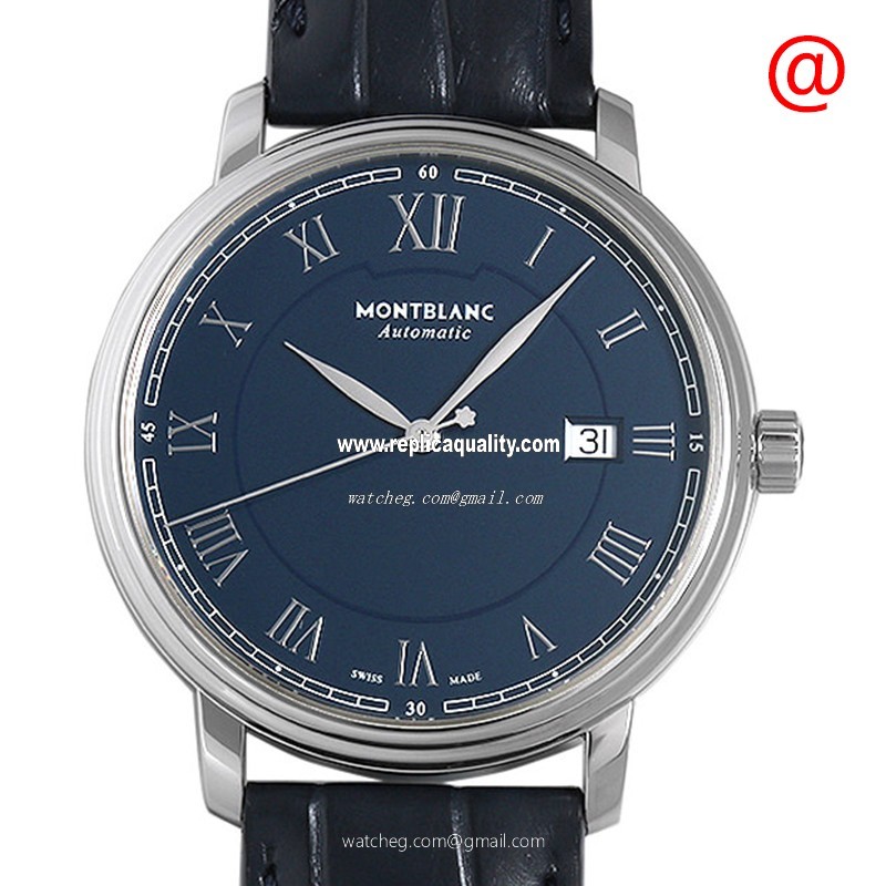 Mont Blanc TRADITION 117829 Automatic Stainless Steel Blue