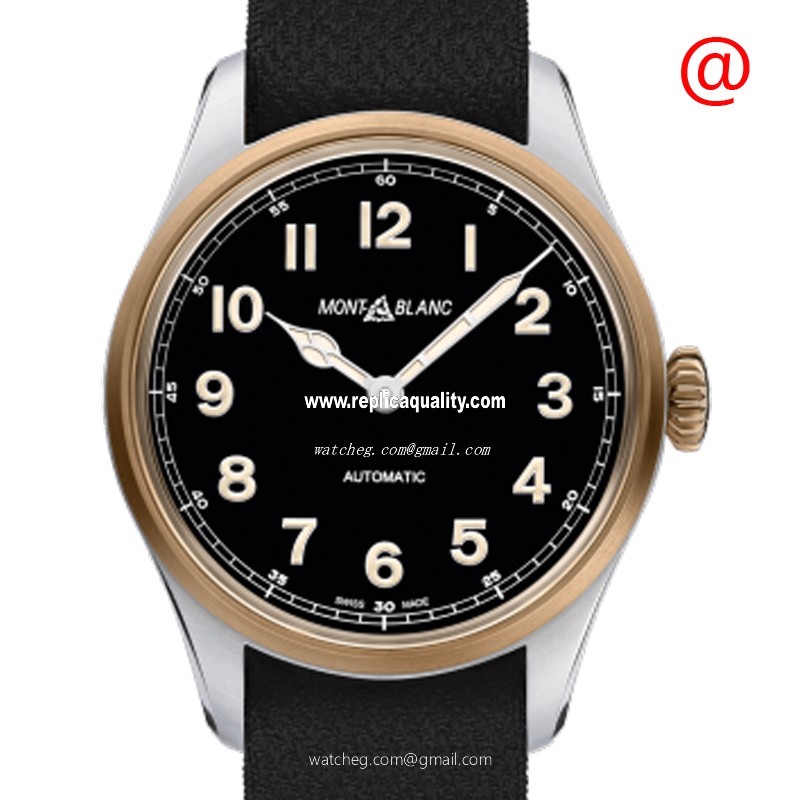Mont Blanc 1858 117832 Automatic Stainless Steel Black