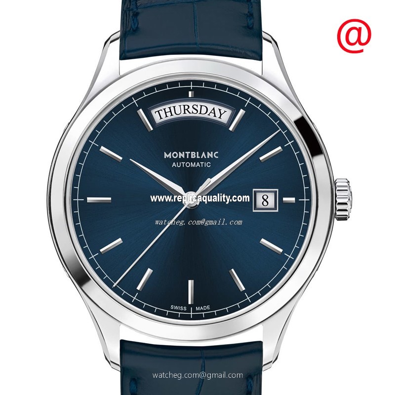Mont Blanc PATRIMONY TRADITIONELLE 118225 Automatic Stainless Steel Blue