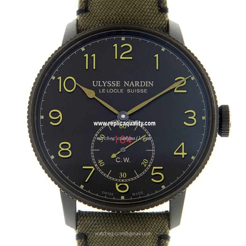 Ulysse Nardin MARINE 1183-320LE/BLACK Automatic Stainless Steel Black