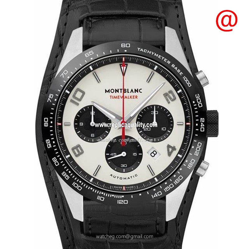 Mont Blanc TIMEWALKER 118489 Automatic Stainless Steel White