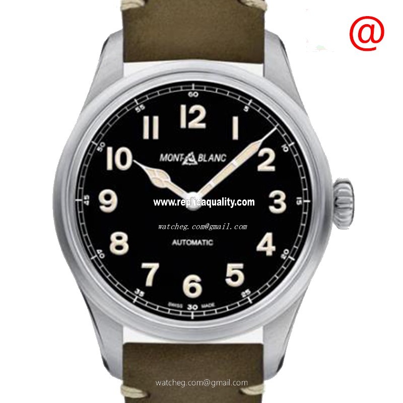Mont Blanc 1858 119907 Automatic Stainless Steel Black