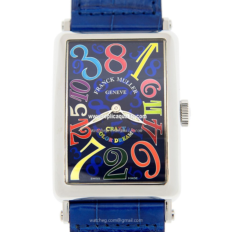 Franck Muller LADIES COLLECTION 1200 CH COL DRM (AC) - BL Quartz Stainless Steel Blue 
