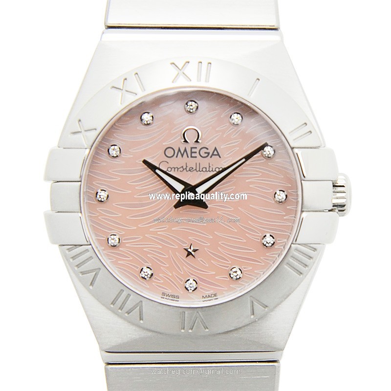 Omega CONSTELLATION 123.10.24.60.57.002 Quartz Stainless Steel Pink