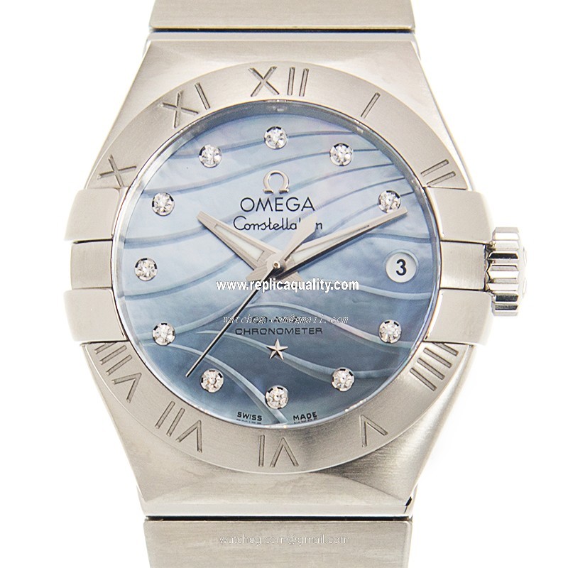 Omega CONSTELLATION 123.10.27.20.57.001 Automatic Stainless Steel Blue