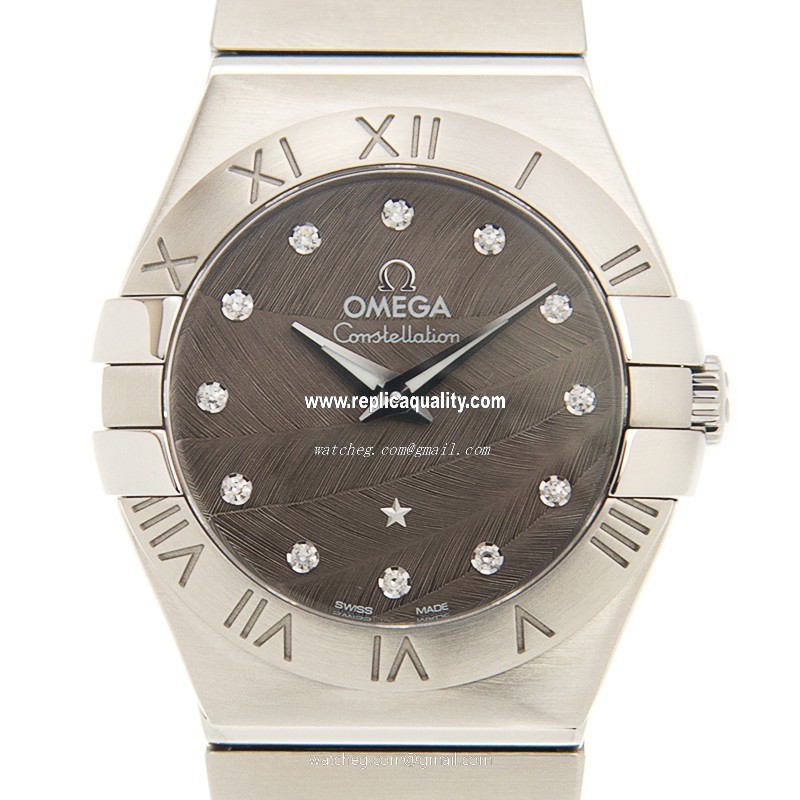 Omega CONSTELLATION 123.10.27.60.56.001 Quartz Stainless Steel Dark grey 