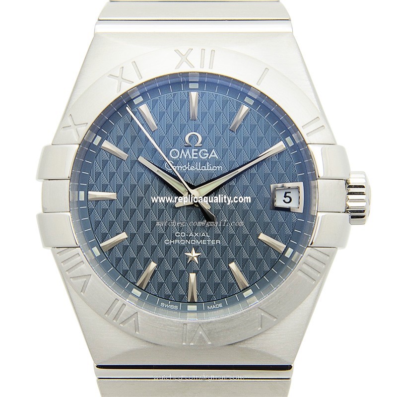 Omega CONSTELLATION 123.10.38.21.03.001 Automatic Stainless Steel Blue