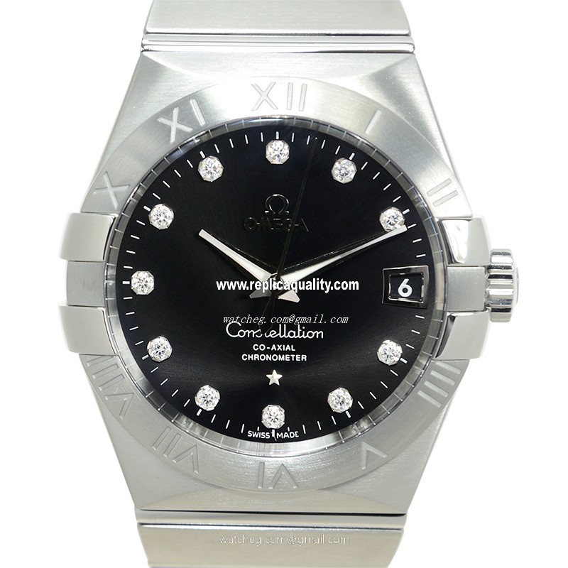 Omega CONSTELLATION 123.10.38.21.51.001 Automatic Stainless Steel Black