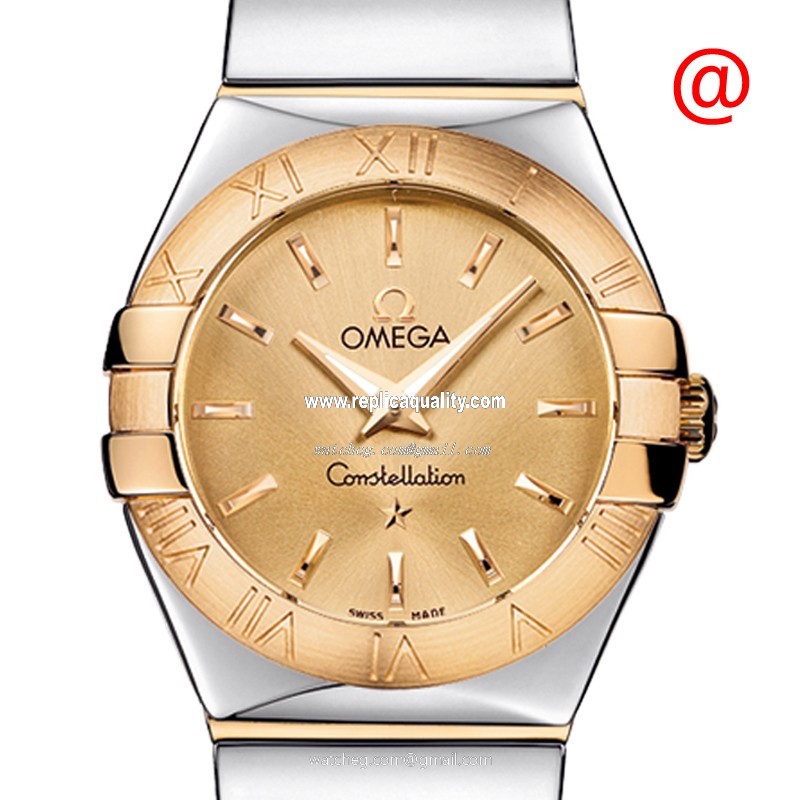 Omega CONSTELLATION 123.20.27.60.08.002 Quartz 18kt Gold & Steel Yellow
