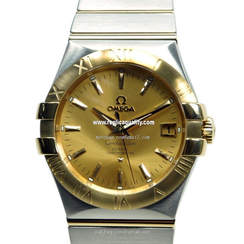 Omega CONSTELLATION 123.20.35.20.08.001 Automatic 18kt Gold & Steel Gold