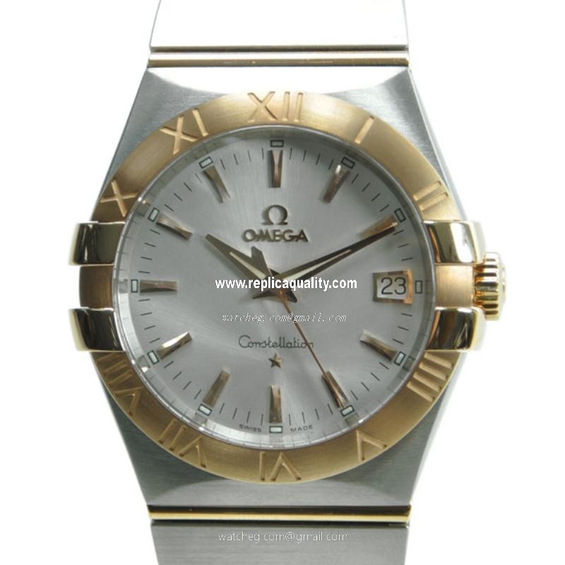 Omega CONSTELLATION 123.20.35.60.02.001 Quartz 18kt Rose Gold & Steel Silver